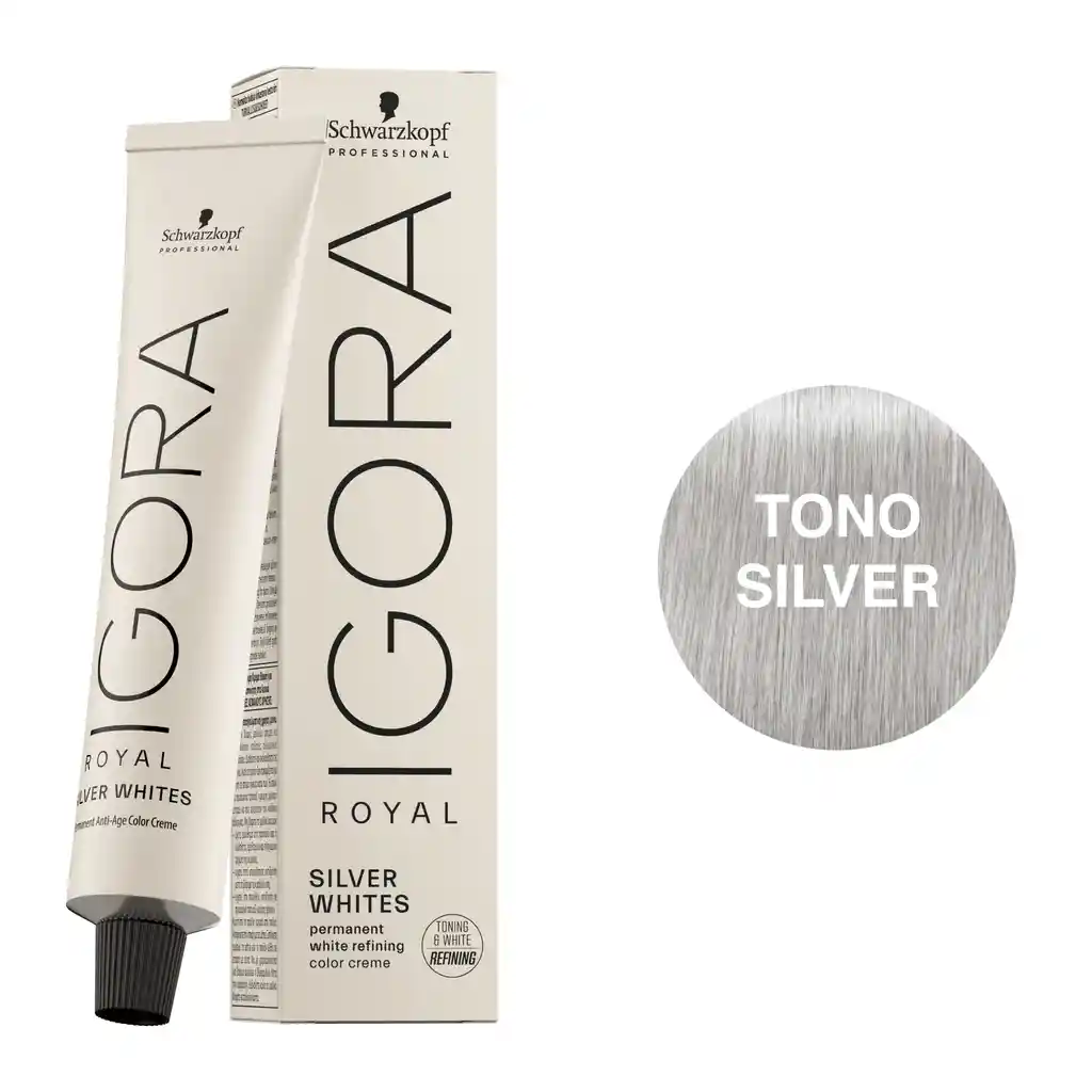 Igora Tintes Royal Absolutes Silverwhite Silver De 60Ml