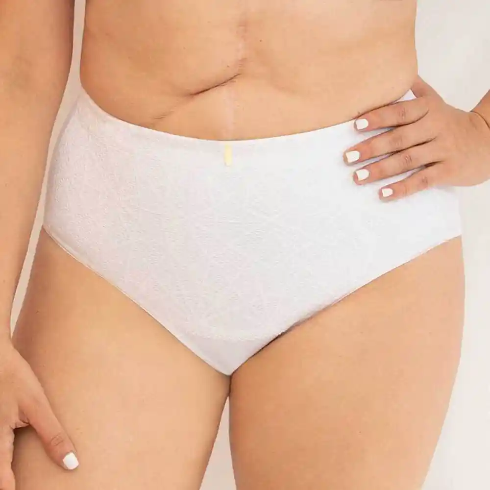Panty Clas. Encaje Alto Lev/col Mujer 21757 Haby Talla Xl
