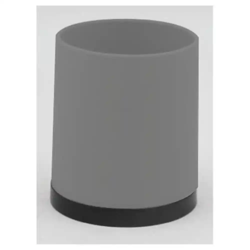 Portacepillos Plástico Bicolor Gris