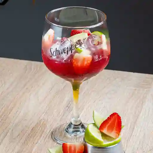 Soda artesanal de frutos rojos