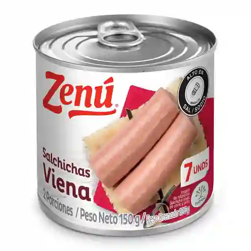 Zenú Salchichas Viena Mixta de Cerdo y Pollo