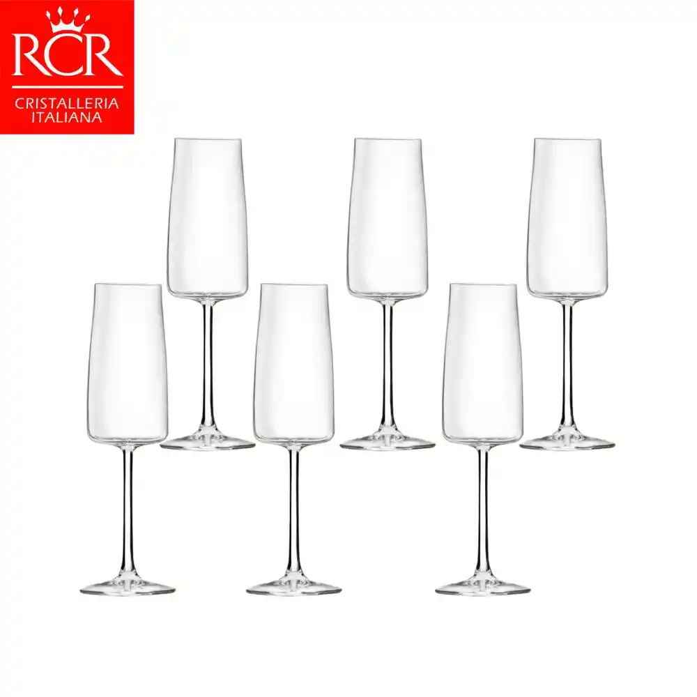 Copa Champagna Essential Set X 6 Rcr Cristalleria Italiana 27287020006