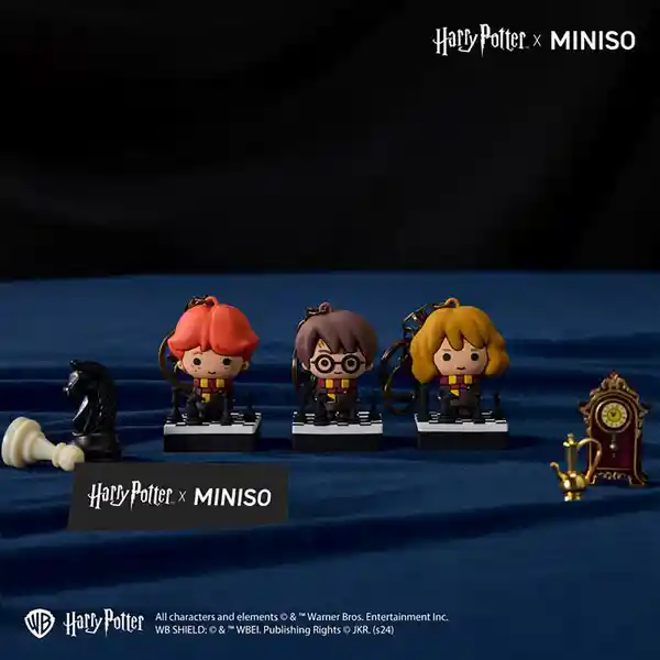 Llavero 3D Harry Potter Ajedrez Surtido Serie Miniso