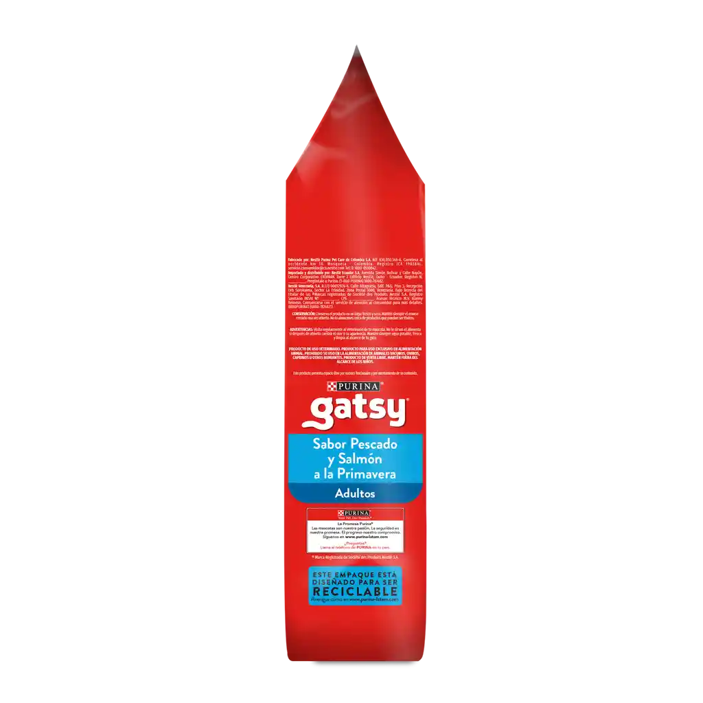 Comida para Gatos Purina Gatsy pescado y salmón 1,5kg