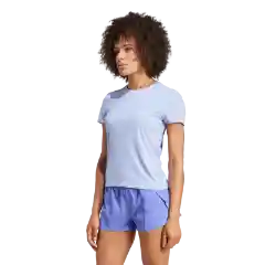 Adidas Camiseta Manga Corta Adizero Mujer Azul Talla 9.5