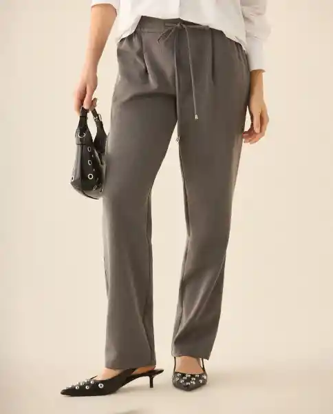 Pantalón Gris Humo Claro Talla 6 433G010 Esprit