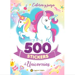 500 Stickers de Unicornios - María José Pingray