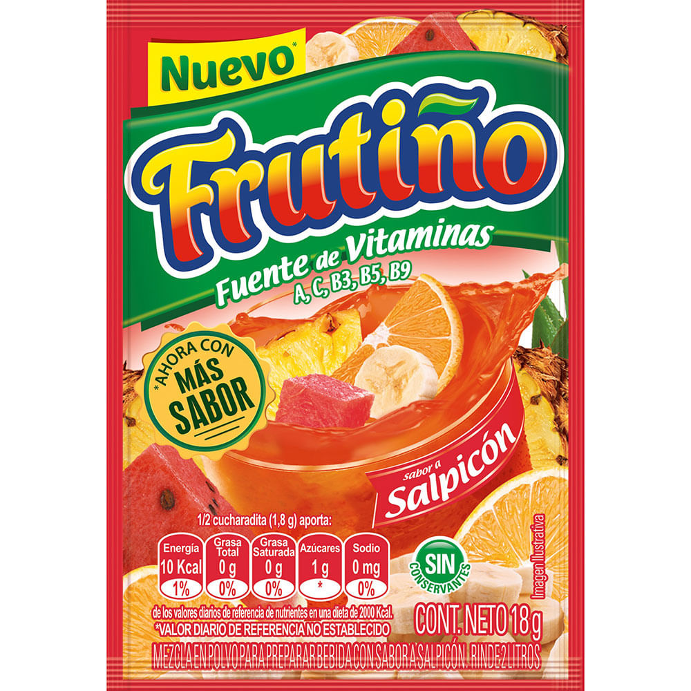 Frutiño Refresco en Polvo Sabor a Salpicón - Rappi