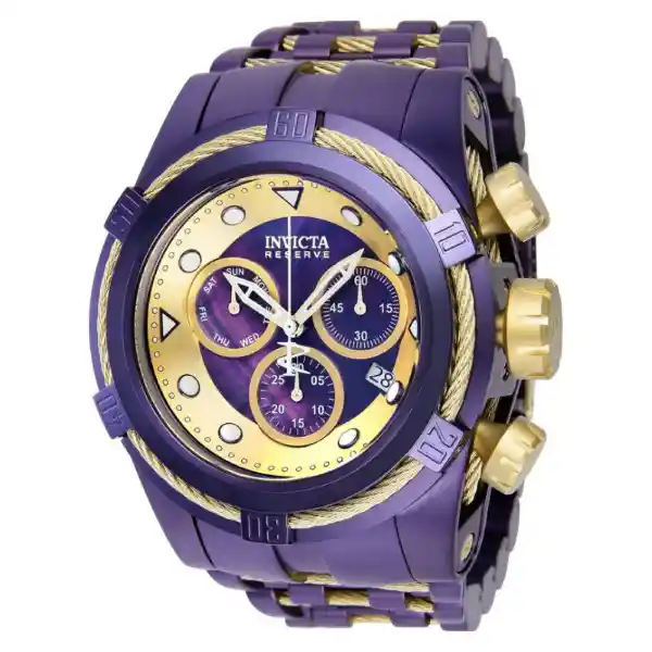 Reloj Reserve Hombre Púrpura 38748 Invicta