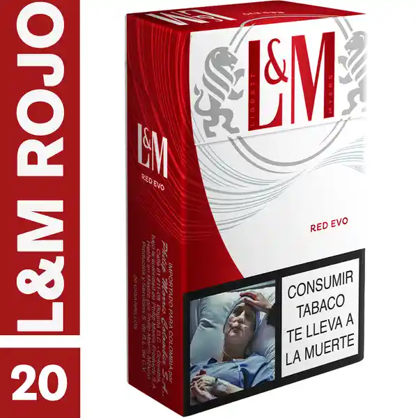 L&M Red ​x 20 Cigarrillos