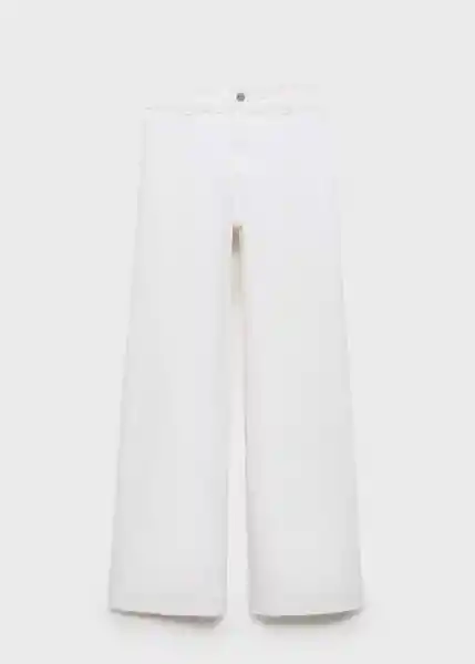 Jean Catherin Blanco Talla 32 Mujer Mango