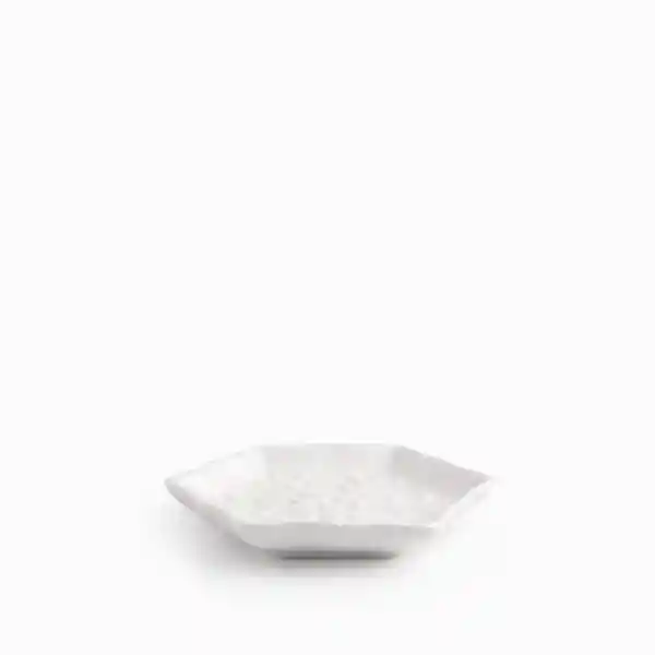 Plato Snowflake Blanco 14 cm Ambiente Gourmet