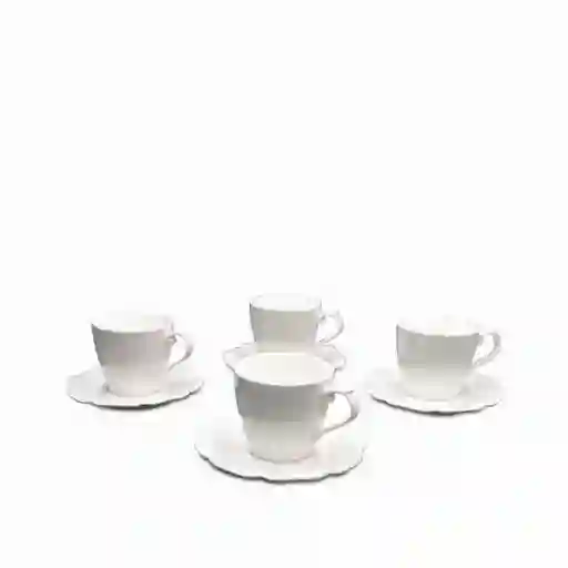 Set Pocillo y Plato Dina 180 mL Ambiente Gourmet