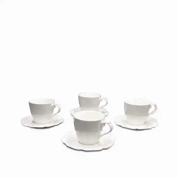 Set Pocillo y Plato Dina 180 mL Ambiente Gourmet