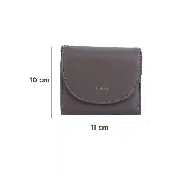 Cartera Pequeña Para Mujer Con Correa de Flores Café Miniso