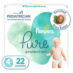 Pampers Pure Protection Pañales Talla 4