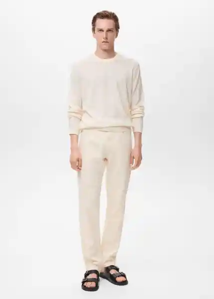 Jersey Avena Marfil Talla M Hombre Mango