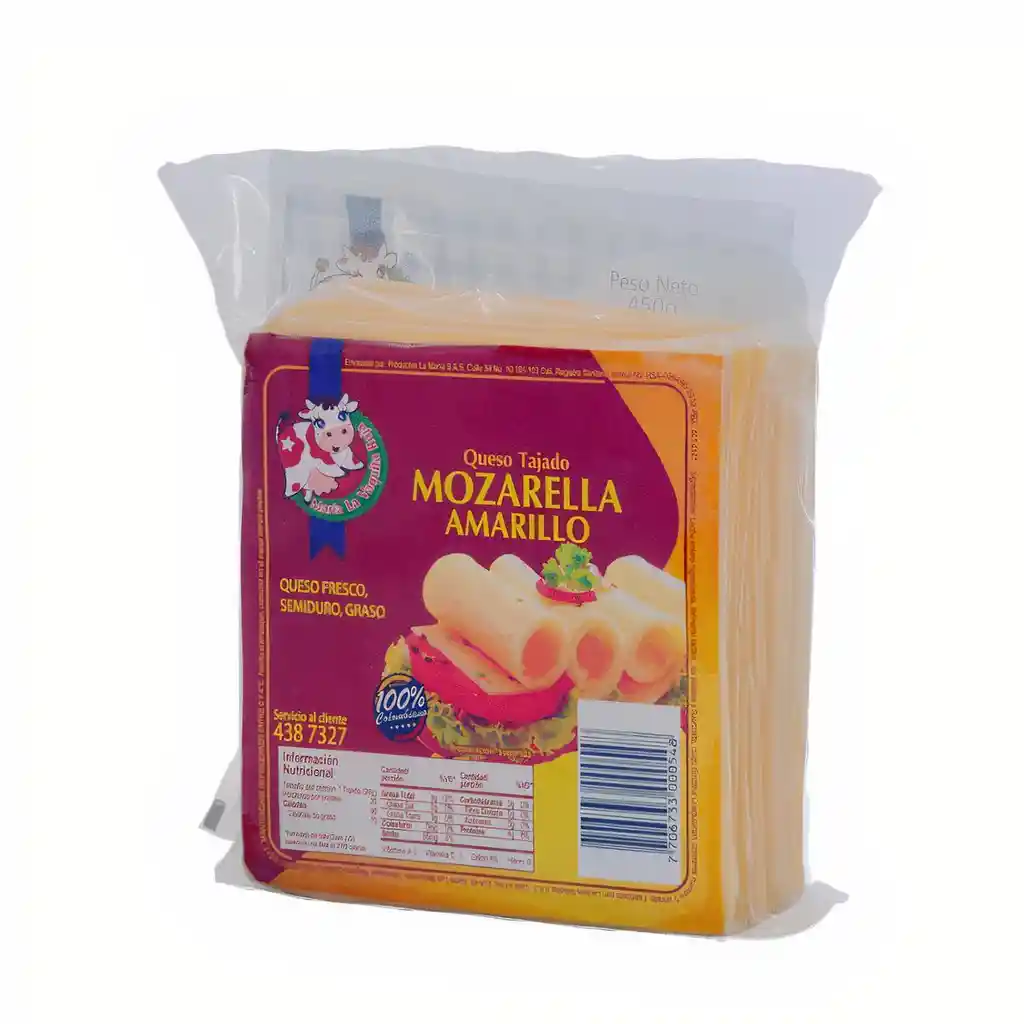 La Maria Queso Mozarela Cheddar