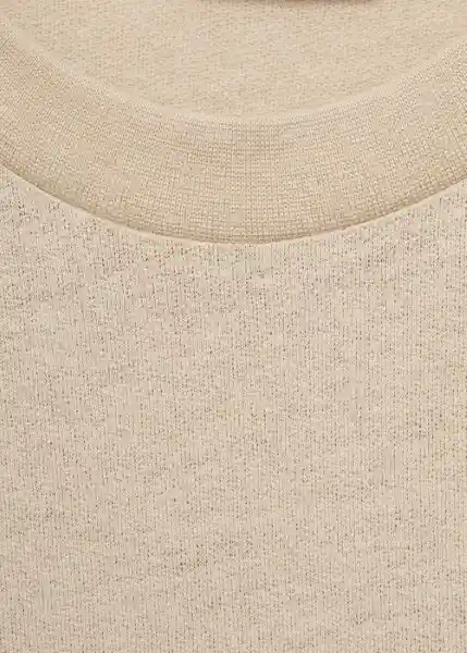 Camiseta Circo Beige Talla S Hombre Mango