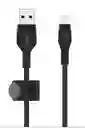 Belkin Cable Pro Flex Lightning a USB-A Con Correa Negro 1 m