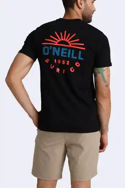 Camiseta Blockhead Hombre Color Negro Talla L Oneill