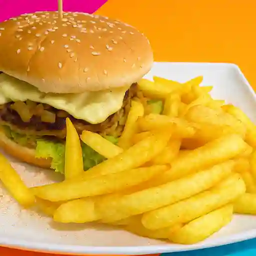 Combo hamburguesa taco