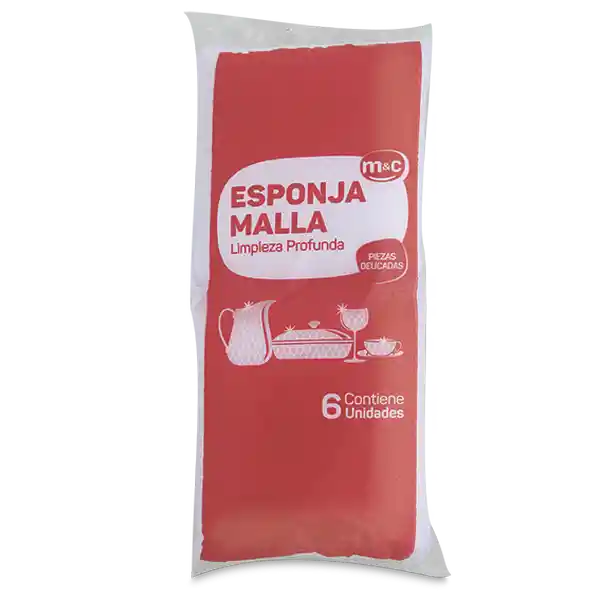 Esponja Malla M&c Blanca