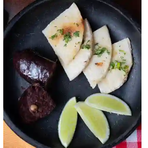 Morcilla con Arepa