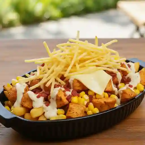 Papa loca chicken bacon