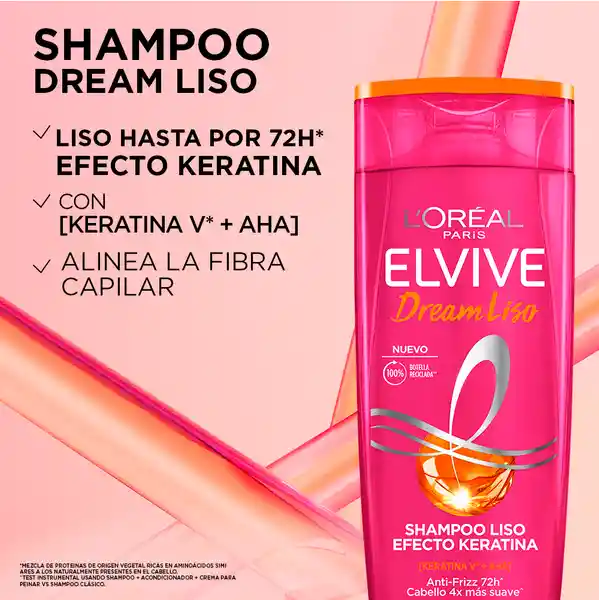 Shampoo Elvive L'Oréal París Dream Liso