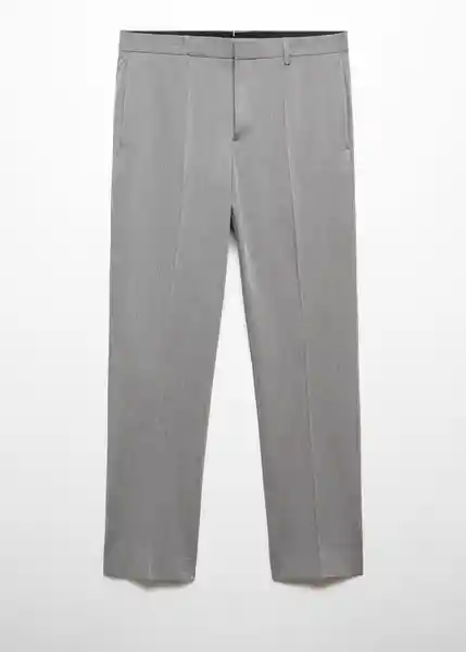 Pantalón Paulo Gris Talla 36 Hombre Mango