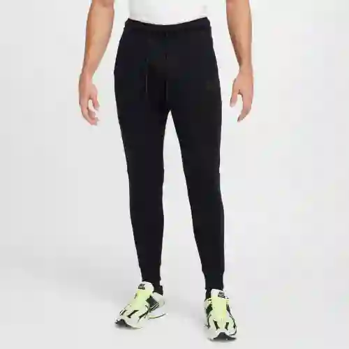Nike Pantalón Tch Flc Lifestyle de Hombre Negro Talla L
