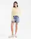 Cardigan Lace Amarillo Margarita Medio Talla S Chevignon