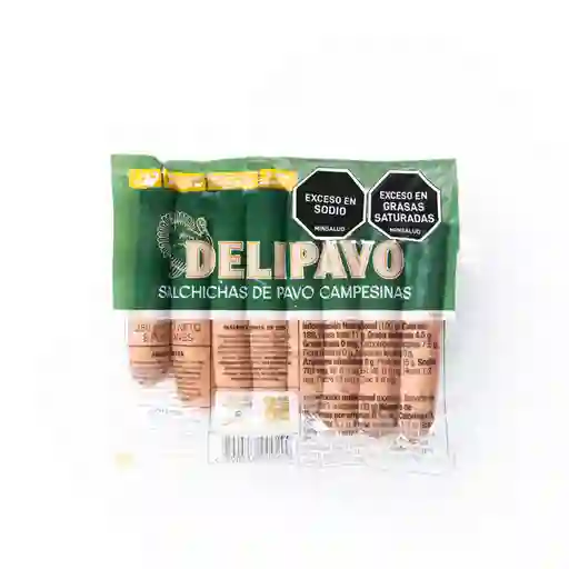 Delipavo Salchichas de Pavo Campesinas