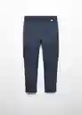 Pantalón Cargo Niños Navy Talla 8 Mango