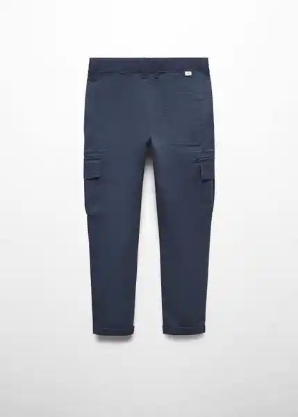 Pantalón Cargo Niños Navy Talla 8 Mango