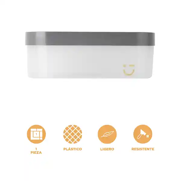 Organizador Serie Silver Gray Gris Oscuro Grande Miniso