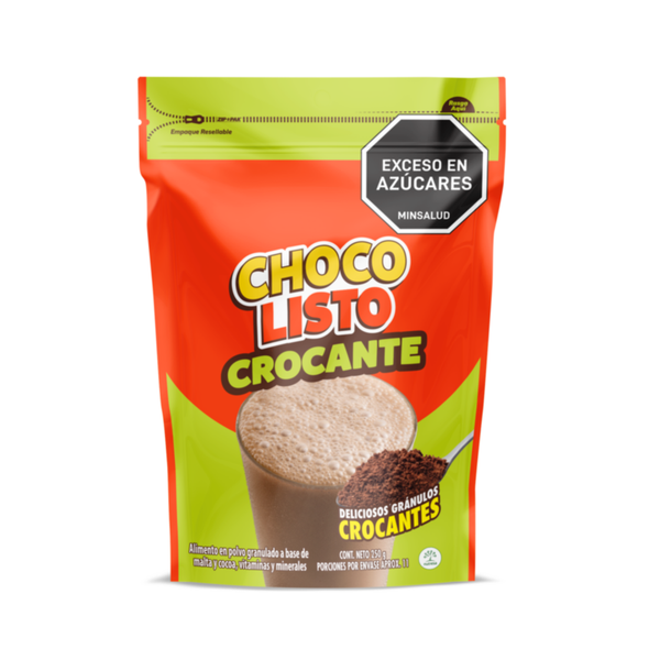 Chocolisto Bebida Crocante de Chocolate 250 g