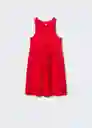 Vestido Lalir Rojo Talla 14 Niñas Mango