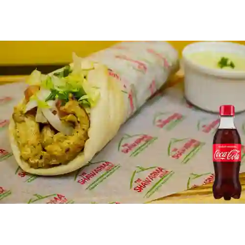 Combo Shawarma de Cerdo +Cocacola Orig 250ml