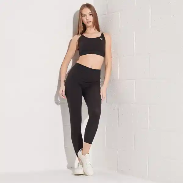 Superdry Leggings Essential 7/8 Negro Talla L