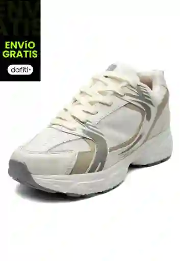 Tenis Mujer Marfil Talla 40 A530 Tellenzi