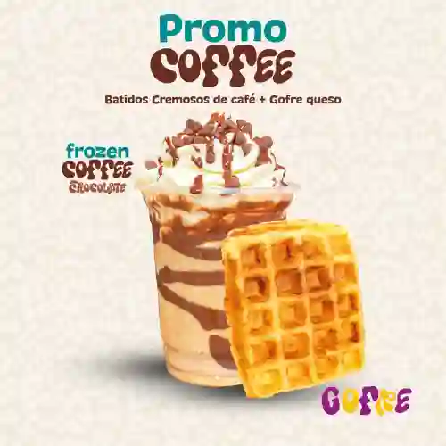 Frozzen Coffee Chocolate + Gofre