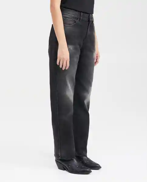 Jean Boy Fit Heri Gris Grafito Ultra Oscuro Talla 10 Chevignon