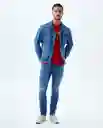 Camiseta Hombre Rojo Talla L 849F015 Americanino