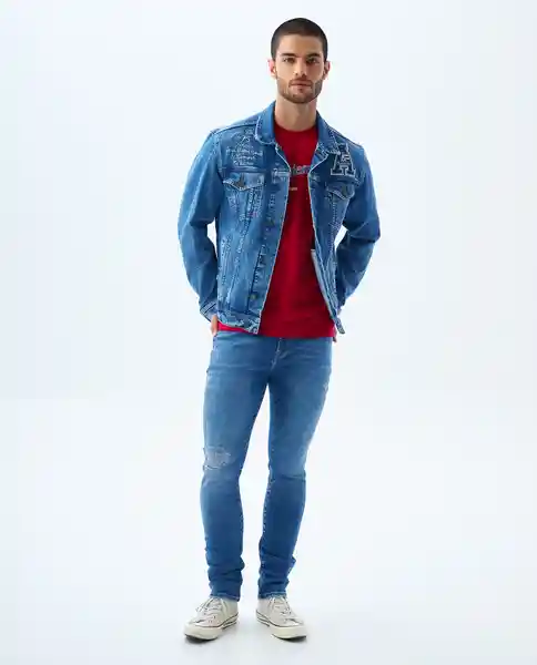 Camiseta Hombre Rojo Talla L 849F015 Americanino