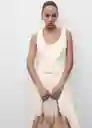 Chaleco Iguana Vainilla Talla M Mujer Mango
