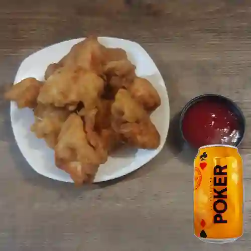 Combo Nuggets de Pollo 12 Unidades + Poker 355cm^3