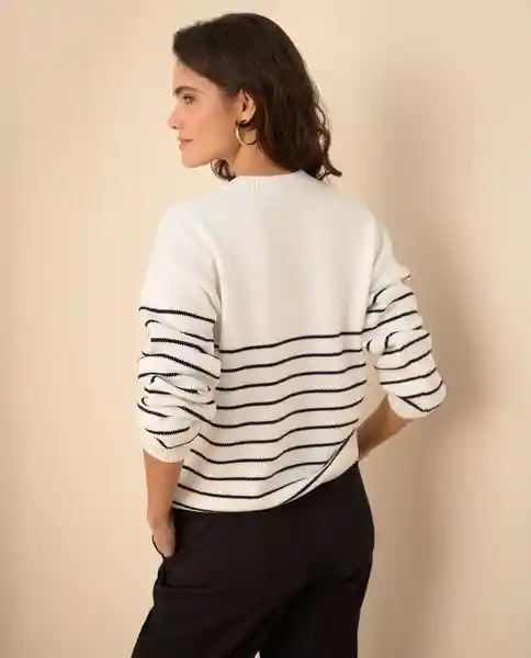 Suéter Tejido Crudo Novia Claro Talla L 661G200 Esprit