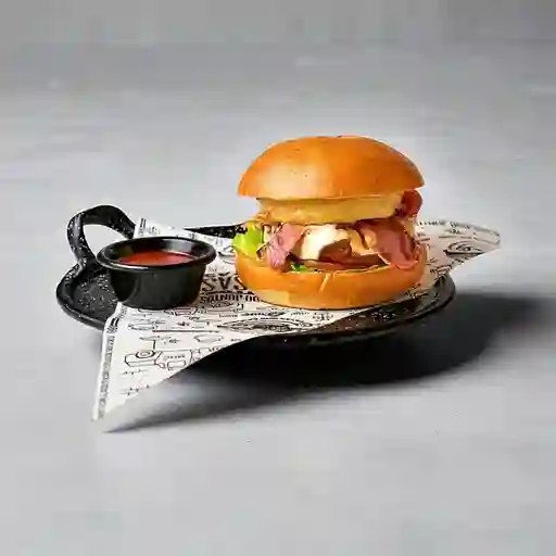 Hamburguesa Bbc + Papas
